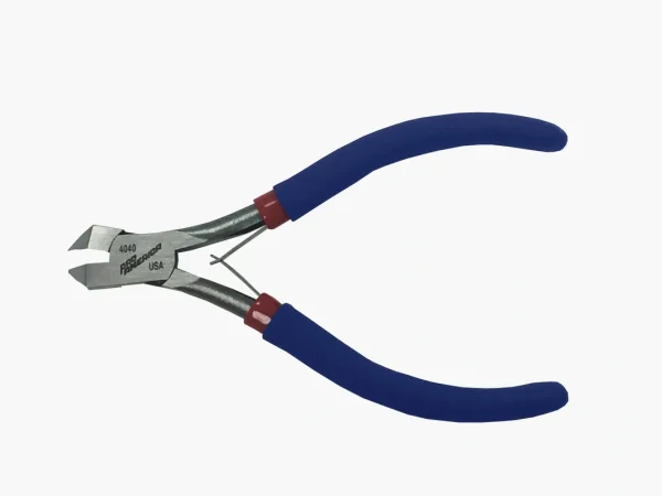 4-1/2" Long Reach Angle Flush Cutter, Blue Textured Grip - 4040